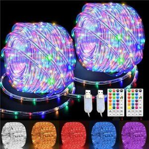 USB LED rope lights 66ft waterproof color changing string lights indoor outdoor